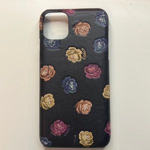 Coach floral iPhone 11 pro max case